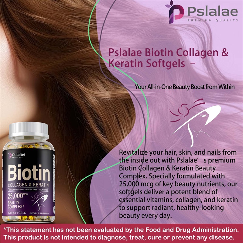 Biotin +Collagen +Keratin Caps – обзор и цена Biotin Hair Growth