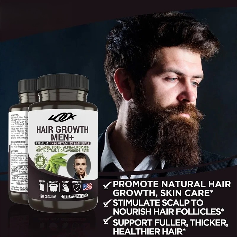 Hair Growth Men Supplement - P – обзор и цена Biotin Hair Growth