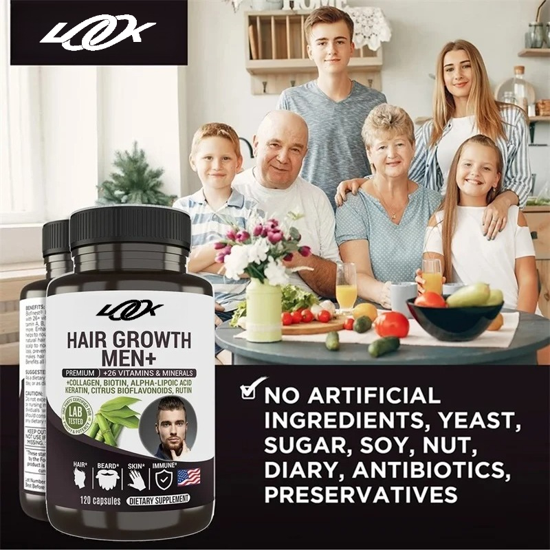 Hair Growth Men Supplement - P – обзор и цена Biotin Hair Growth