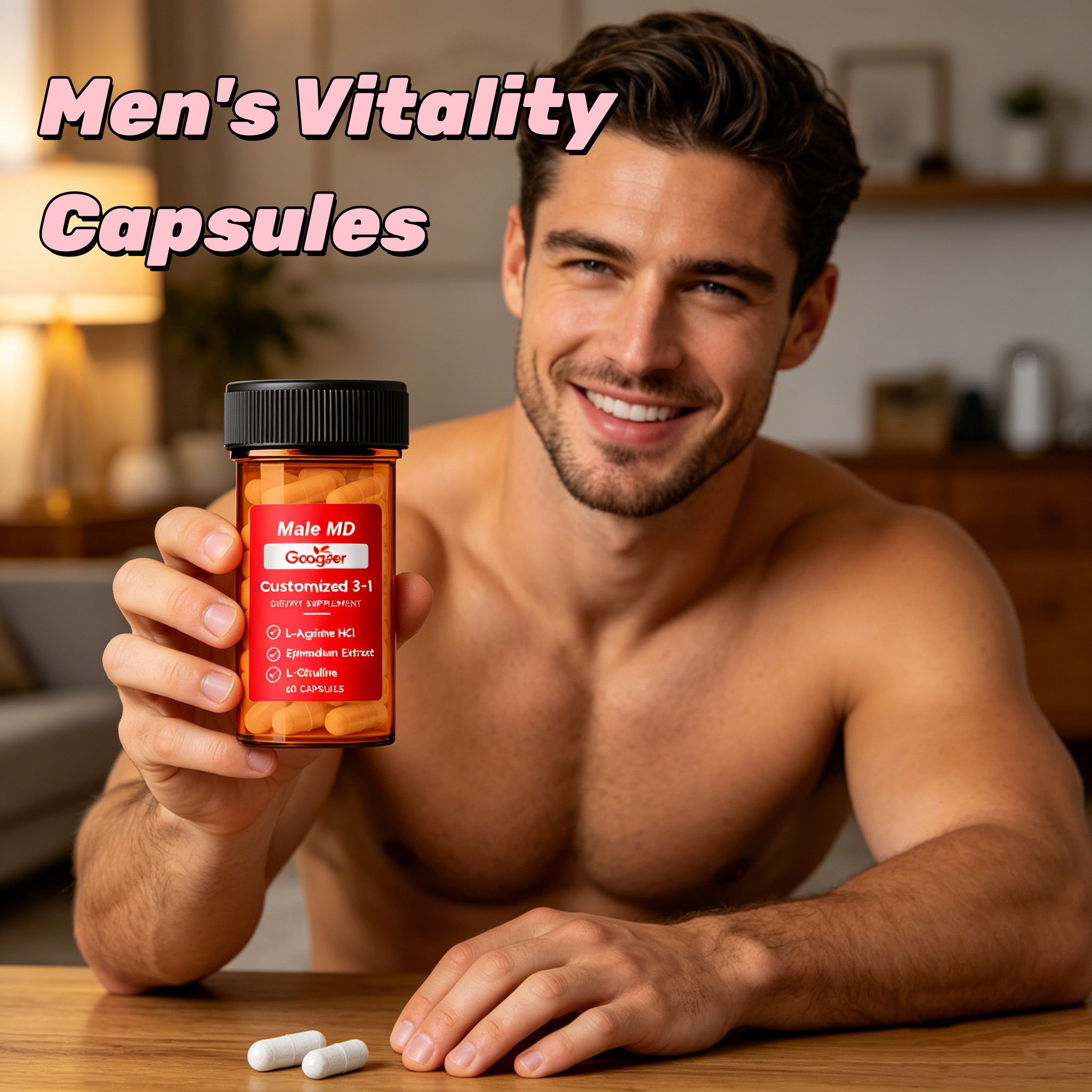 GOOGEER Men's Health Capsules  – обзор и цена Nutrition Fitness Health