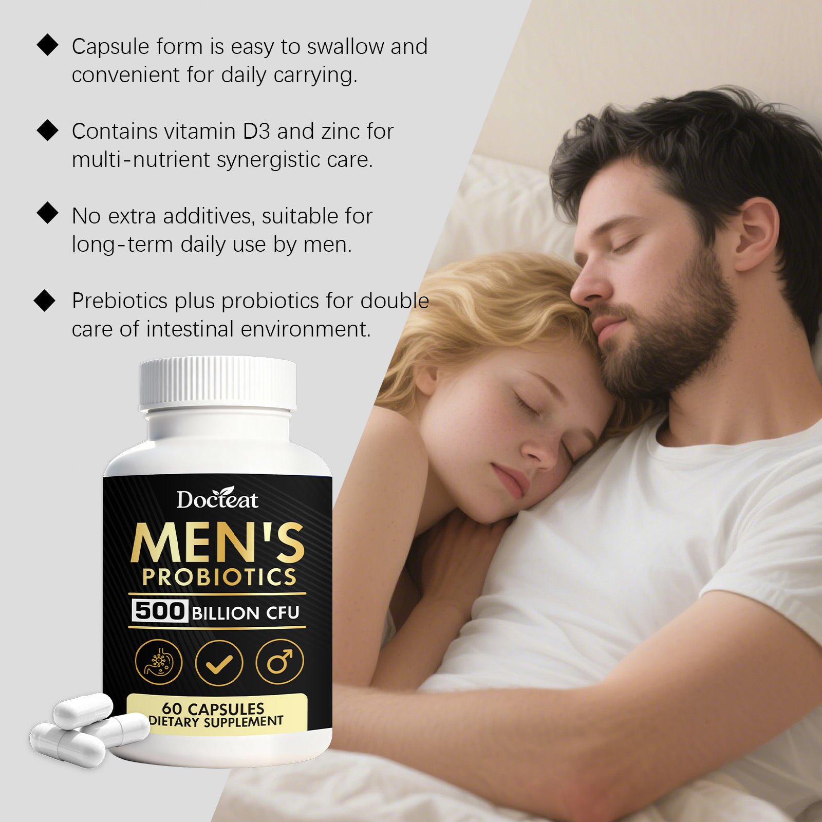 GOOGEER Men's Health Capsules  – обзор и цена Nutrition Fitness Health