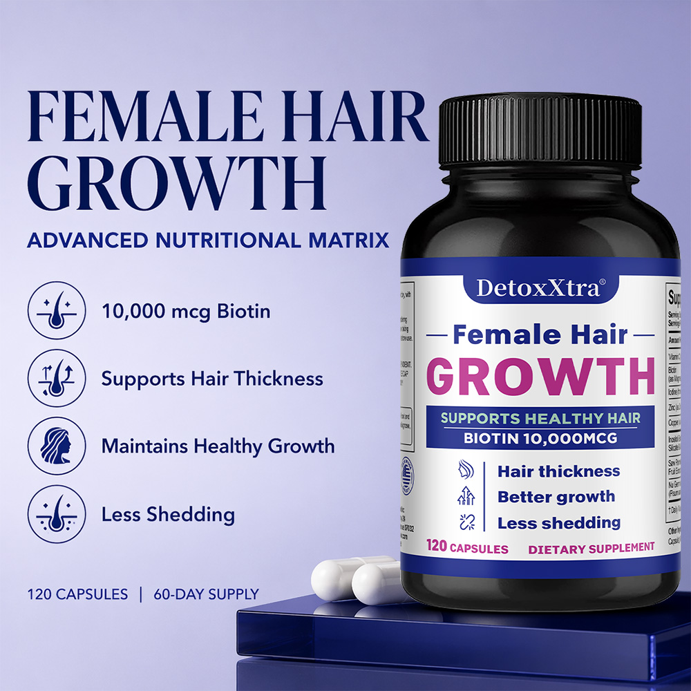 Hair Growth Capsules with Biot – обзор и цена Biotin Hair Growth