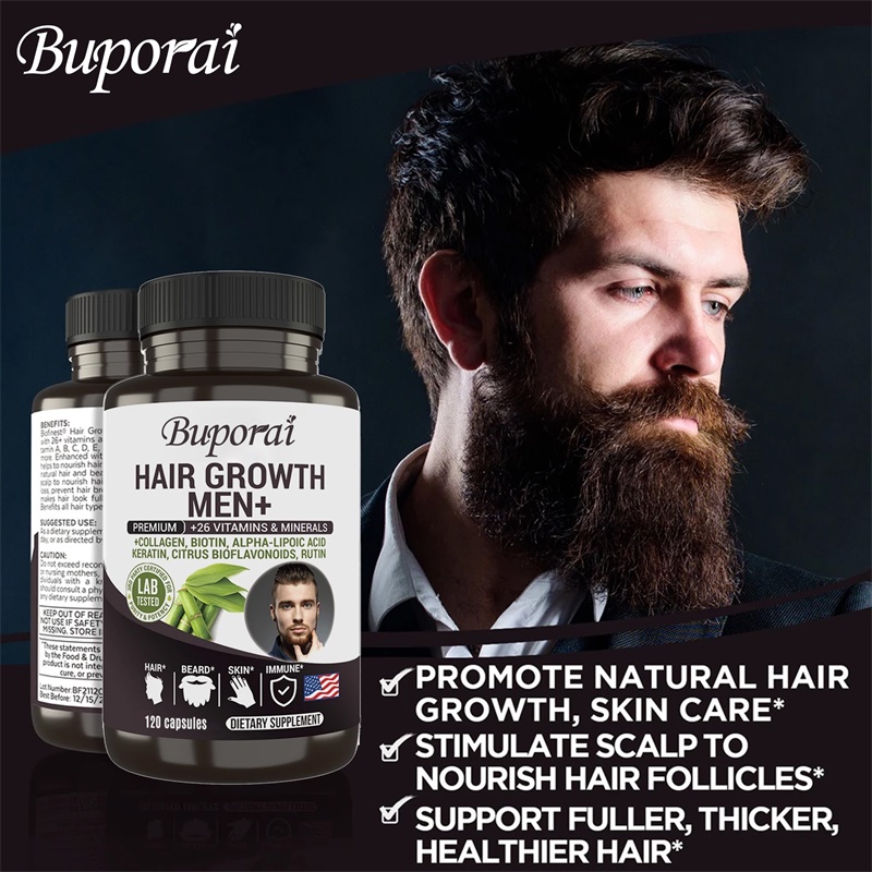 Hair Growth Men Supplement - B – обзор и цена Biotin Hair Growth