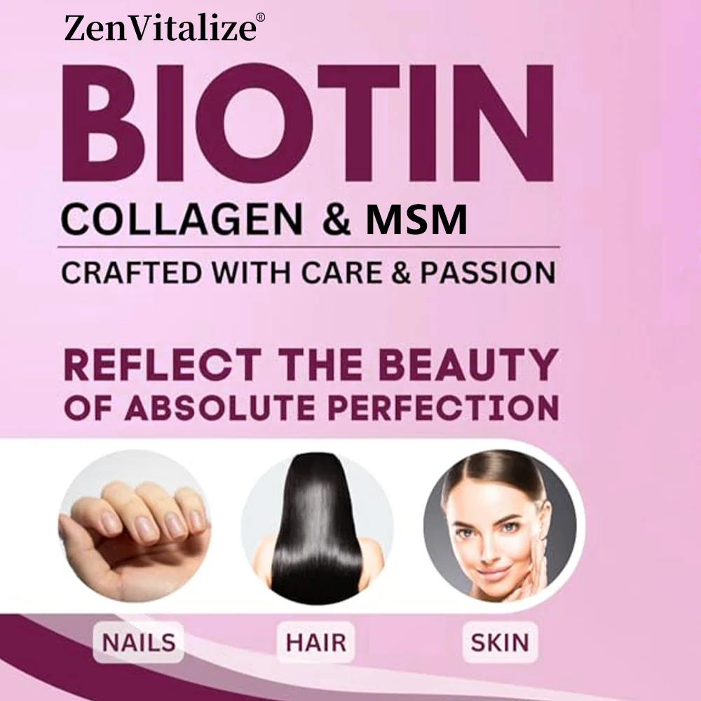Biotin + Collagen Capsules - P – обзор и цена Biotin Hair Growth