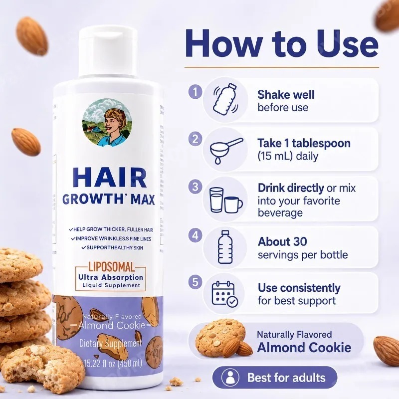 Women's Hair Growth MAX Liposo – обзор и цена Biotin Hair Growth