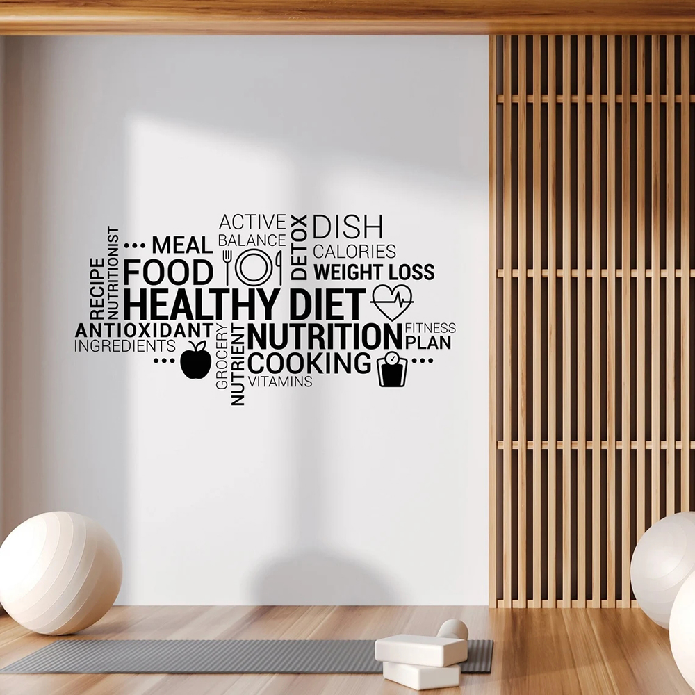 Inspiring Healthy Eating Vinyl – обзор и цена Nutrition Fitness Health